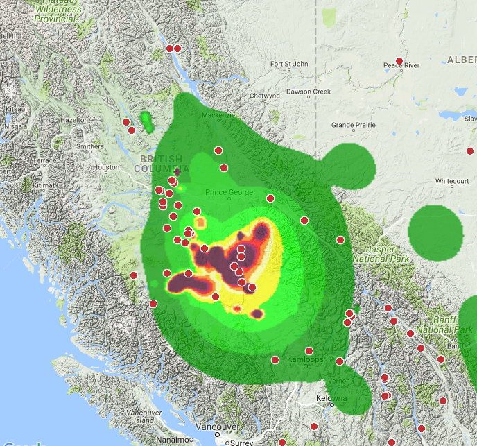 B.C. smoke forecaster sees thick plumes concentrating over ...