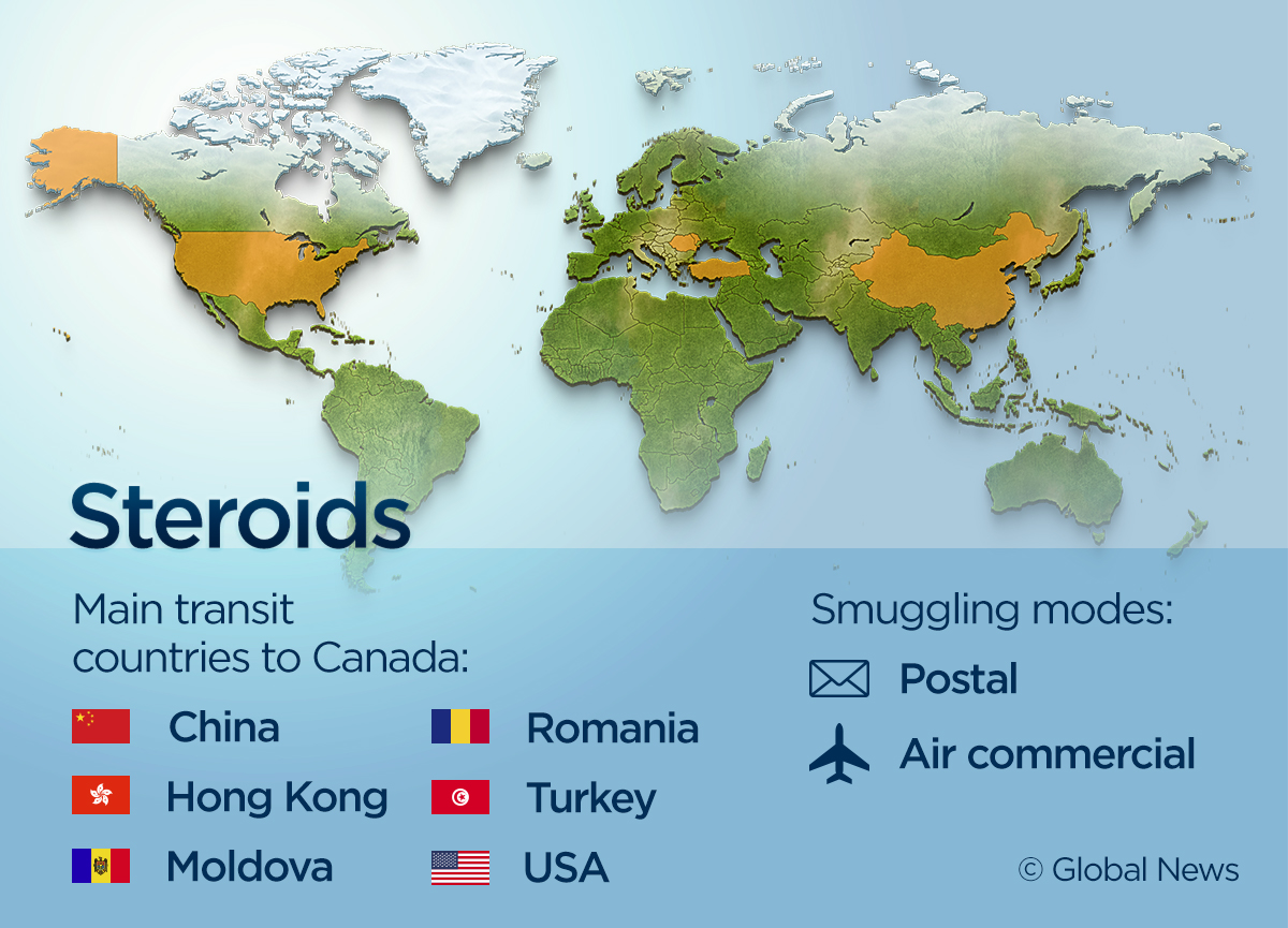 These 9 maps show where Canada’s illegal drugs are coming from - image