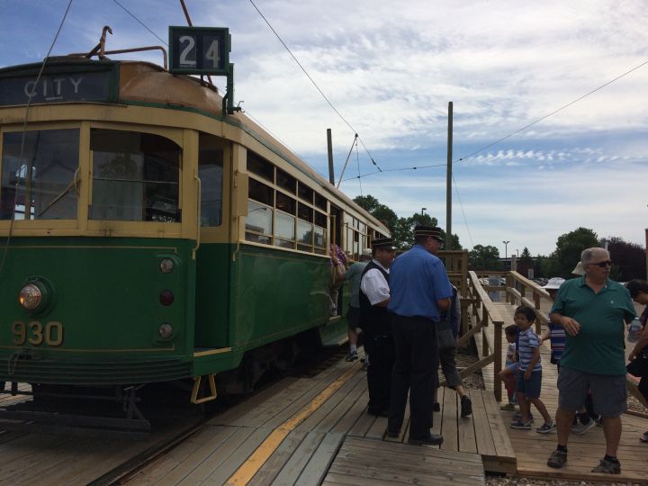 The streetcar, which is run by the Edmonton Radial Railway Society, currently ends north of the Old Strathcona Farmers Market.