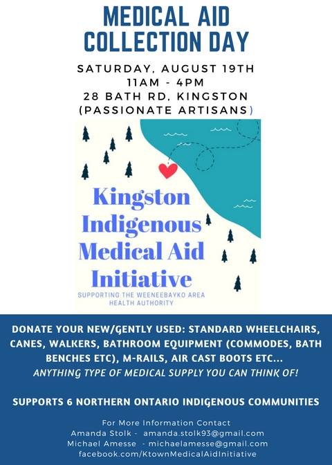 Medical aid collection day for Indigenous communities - image