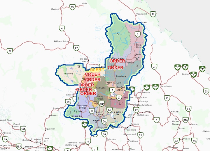B.C. wildfire status: List of latest evacuation orders - image