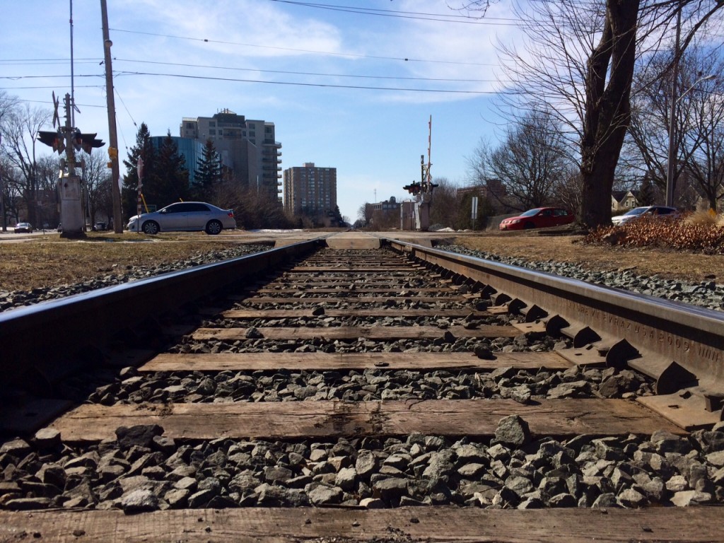 A man has died after being hit by a train in Oakville.