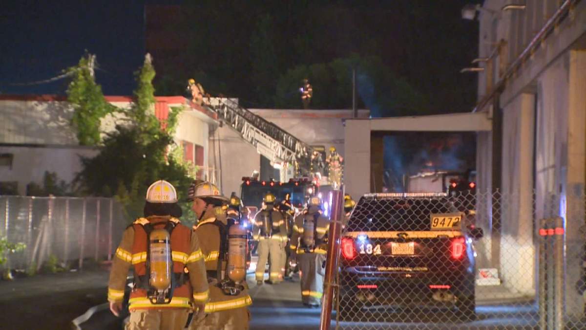 Montreal police are investigating after a truck was set on fire in LaSalle overnight. Friday, July 21, 2017.