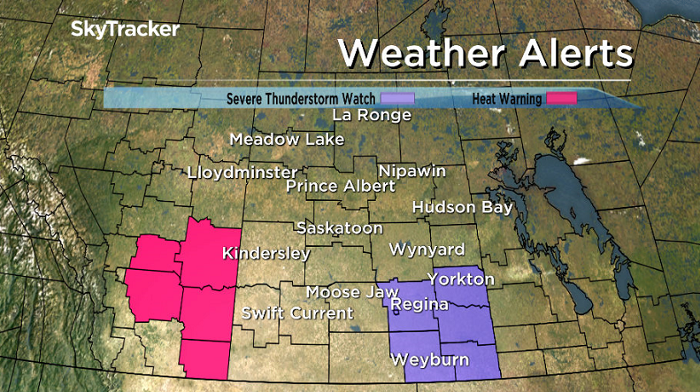 Environment Canada has issued a severe thunderstorm watch in southeast Saskatchewan.