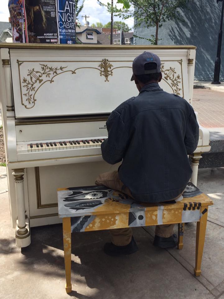 A local café hoping for help solving the case of the disappearing piano - image