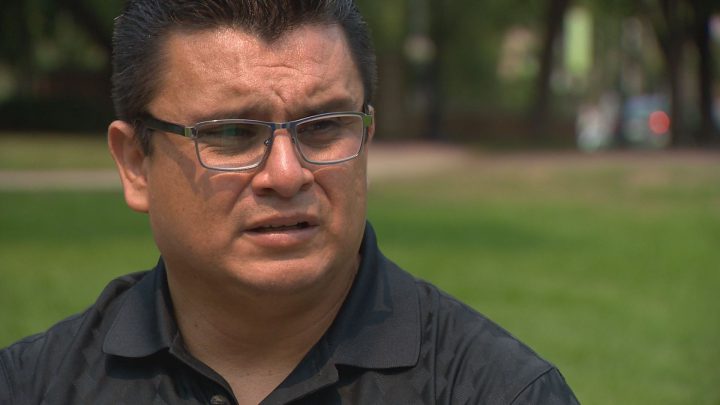 Wilmer Gonzalez held two jobs to support his wife and children, but can’t work after his permit expired and wasn't renewed.