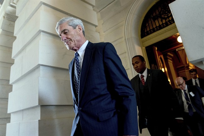 Former FBI Director Robert Mueller, the special counsel probing Russian interference in the 2016 election, departs Capitol Hill following a closed door meeting in Washington.