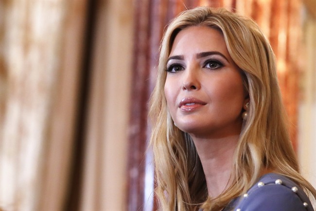 FILE -- In this June 27 file photo, Ivanka Trump is seen at the State Department in Washington.