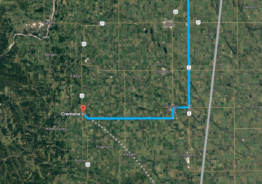 The workplace fatal happened at a hay plant east of Cremona, Alta. 