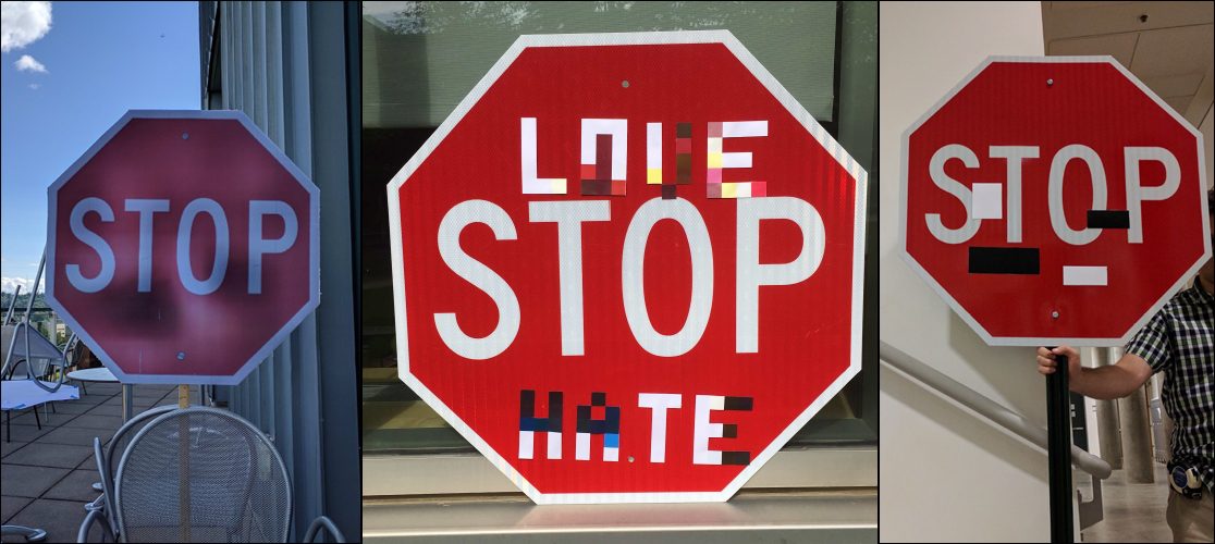 Subtle changes to traffic signs cause self-driving cars to "misbehave in unexpected and potentially dangerous ways," scientists have found.