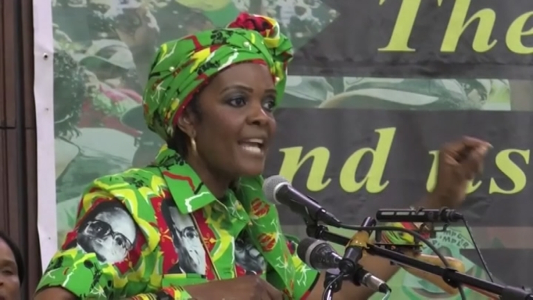 South African police confirm Grace Mugabe remains in the country
.