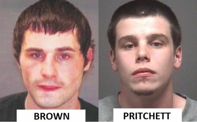 Dylan Brown, 24, of London, and Max Cameron Pritchett, 21, of Barrie, are both wanted for attempted murder in connection to a shooting earlier this month in Barrie.