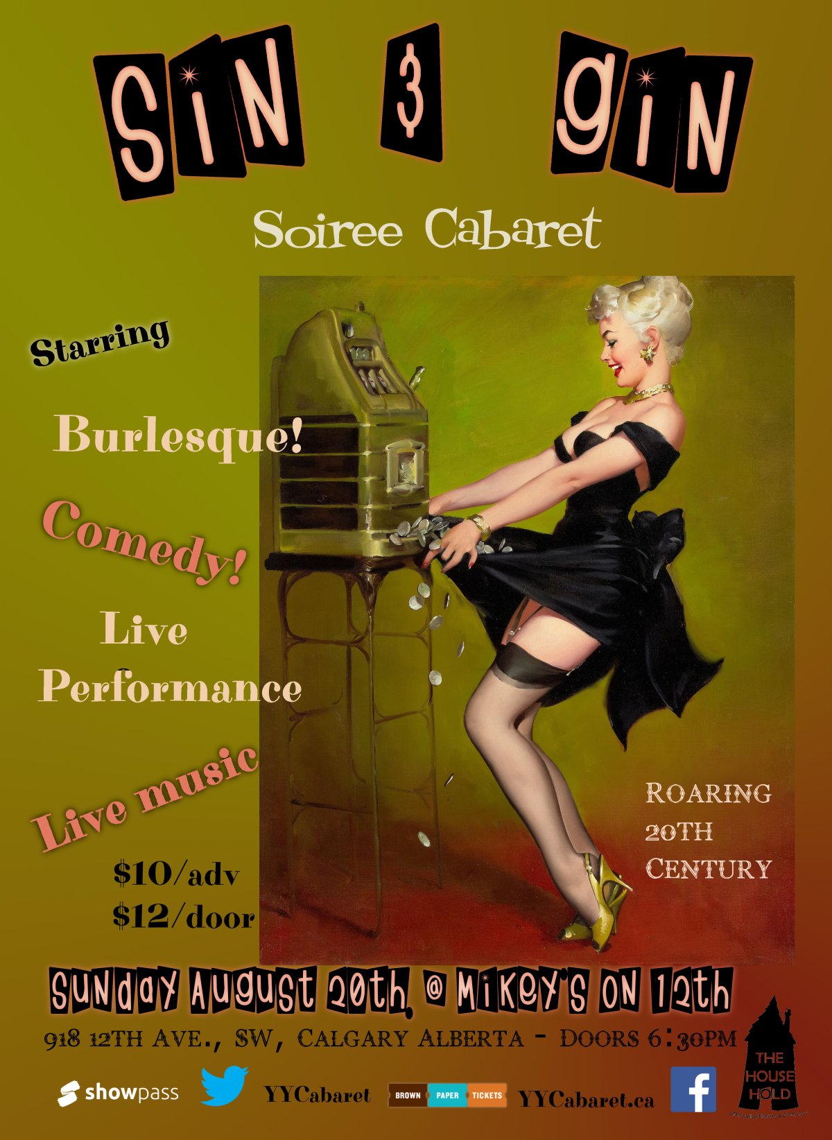 Sin & Gin Soiree Cabaret – Roaring 20th Century - image