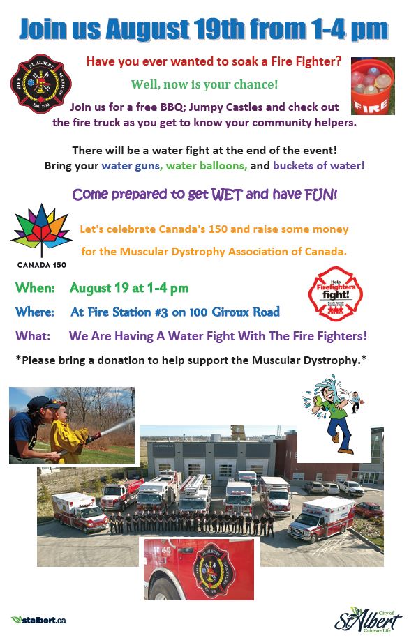 Water Fight vs St. Albert Fire Services! - image