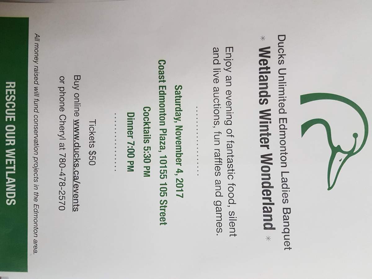Ducks Unlimited Edmonton Ladies Fundraising Banquet - image