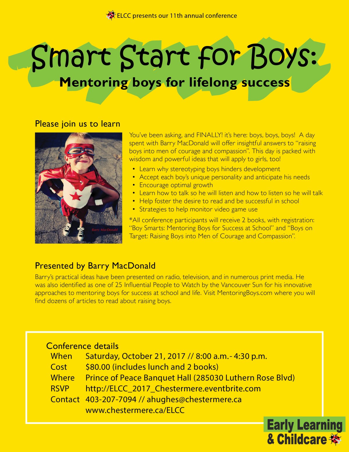 Kidz 1st Network Parent Link Centre 11th Annual Conference: Smart Start for Boys- Mentoring boys for lifelong success - image