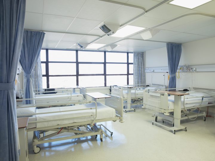 A file photo of hospital beds.