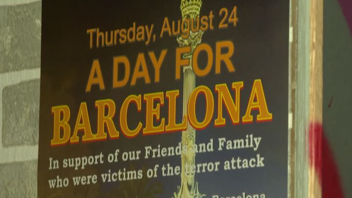 “A Day For Barcelona” fundraiser sign