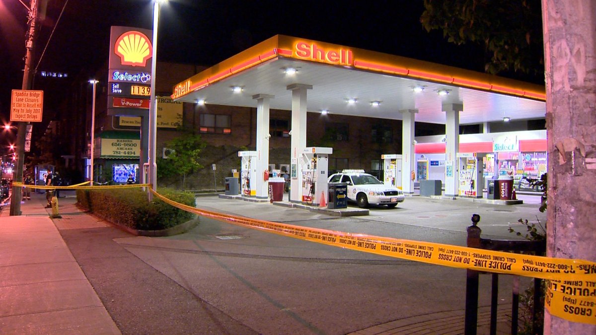 A man was found fatally shot at a Shell gas station in Toronto on Aug. 1, 2017.