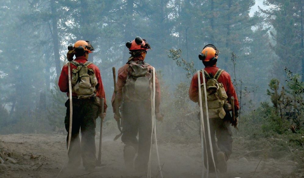 File photo of B.C. Wildfire crews.