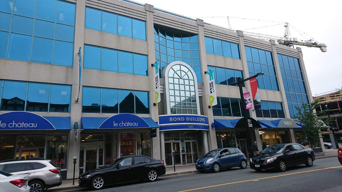 The new ‘Bond Building’ is seen on Spring Garden Road in Halifax. It’s previously been known as ‘Cornwallis House’
