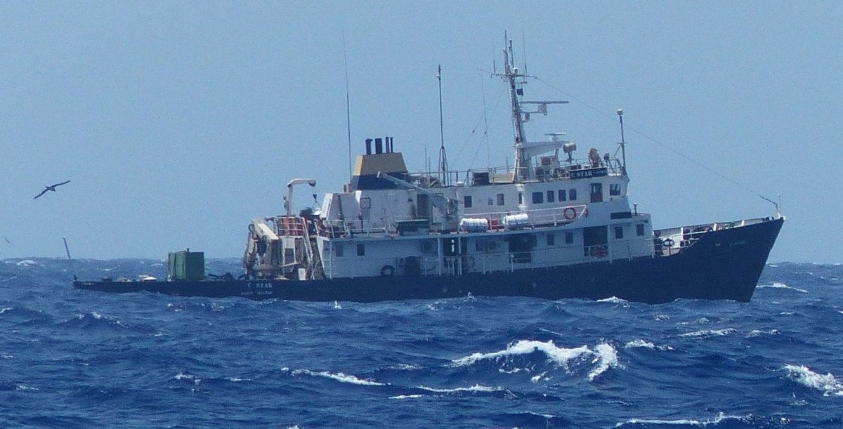 The C-Star, the ship used by anti-refugee groups Generation Identiy and Defend Europe. 