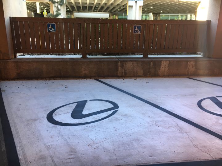 Calgary airport Lexus parking 3