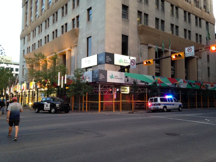 Police are investigating after a man who had been seriously hurt in a stabbing was found in downtown Calgary Friday night.