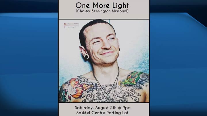 Sask. man who organized vigil says Chester Bennington helped him with depression - image