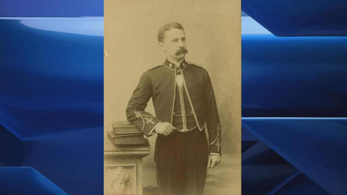 INSET: A military photograph (19740376-012) from the Canadian War Museum's George Metcalf Archival Collection.