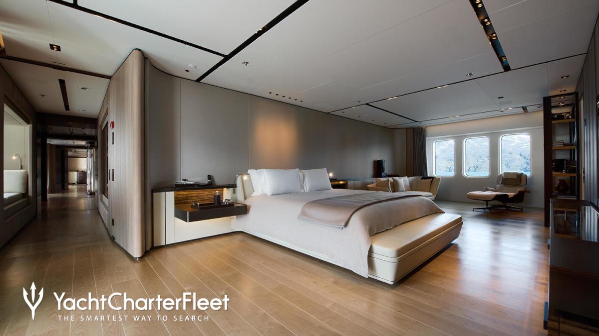 The “Cloudbreak,” a luxury yacht that was docked in Victoria on Aug. 29, 2017.