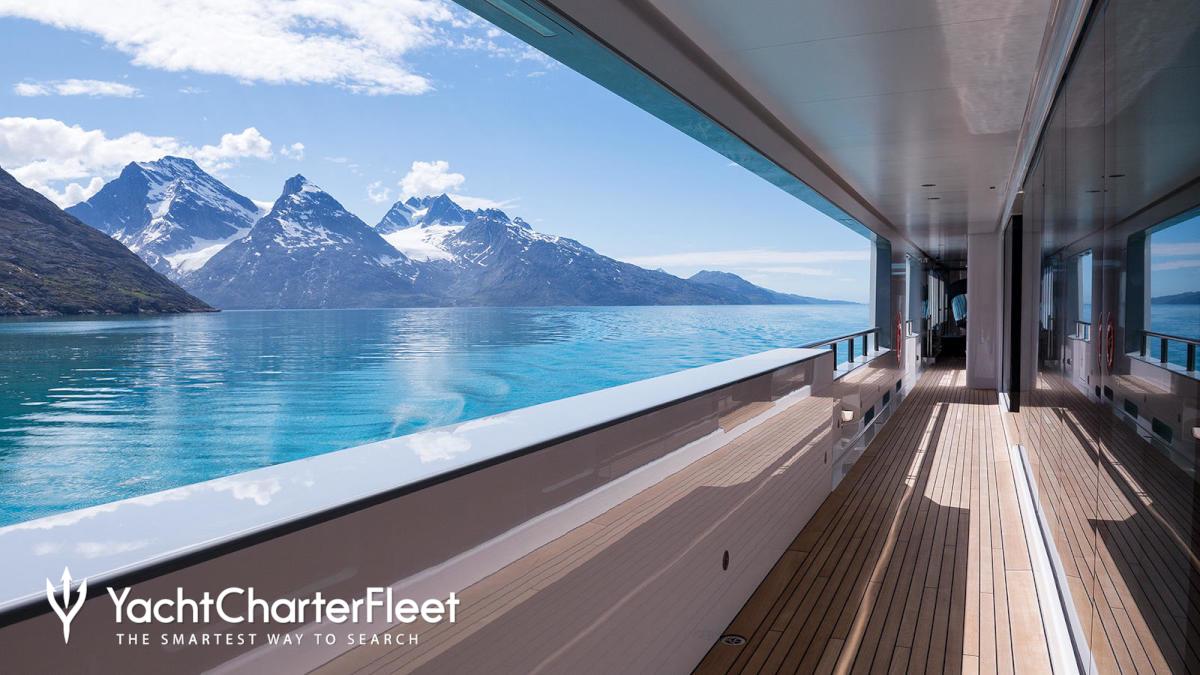 The “Cloudbreak,” a luxury yacht that was docked in Victoria on Aug. 29, 2017.