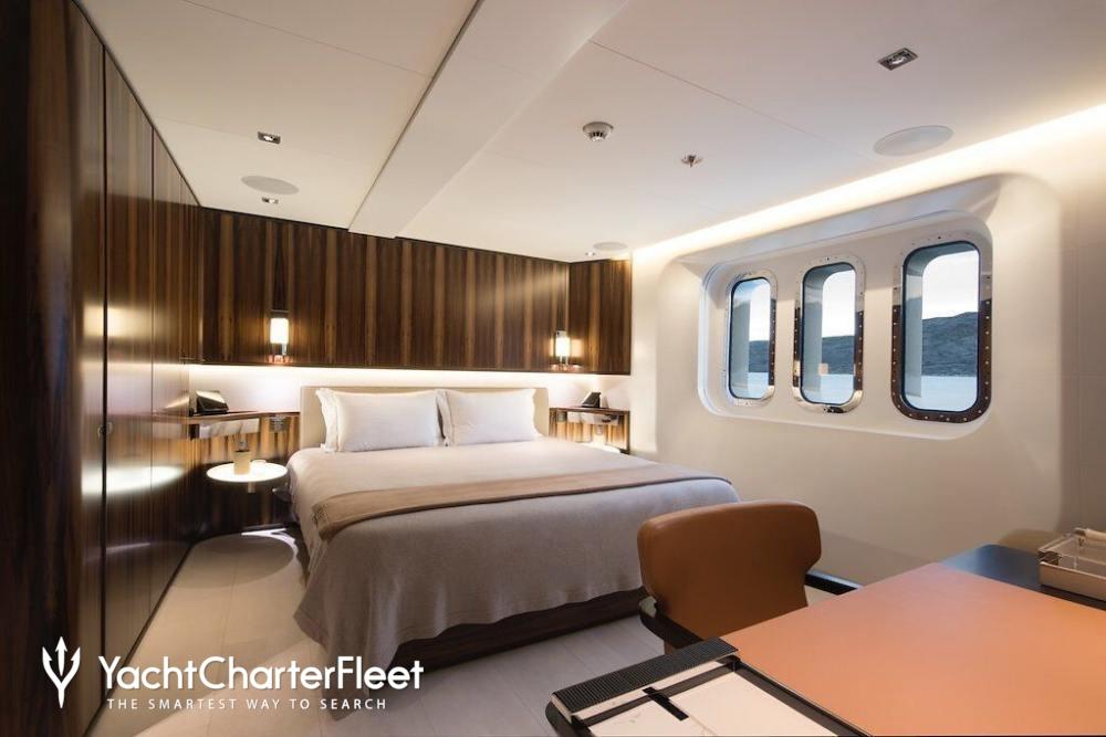 The “Cloudbreak,” a luxury yacht that was docked in Victoria on Aug. 29, 2017.