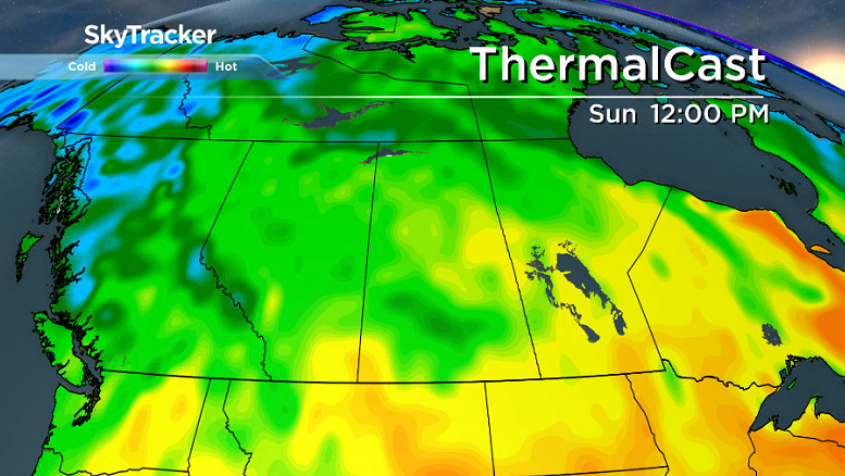 Cooler air slides in for the rest of the weekend with daytime highs dipping back into the low 20s.