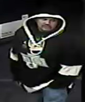 Photo of the alleged robbery suspect in Coquitlam.