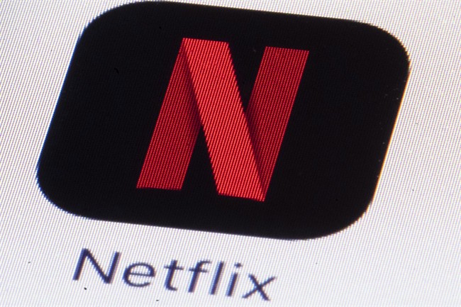 The Netflix logo is shown on an iPhone in Philadelphia on Monday, July 17, 2017. 