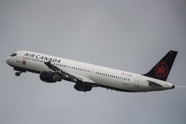 File photo of an Air Canada plane.