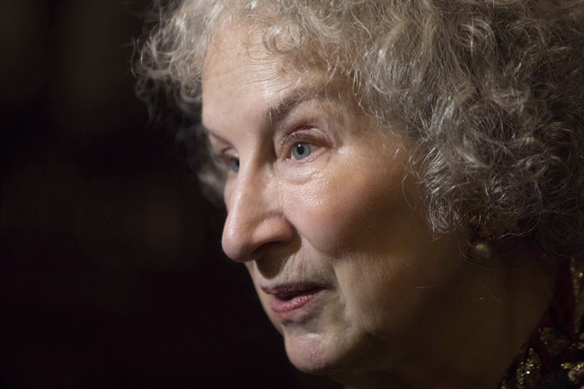 Author Margaret Atwood arrives at the Toronto Film Critics Association Awards, Jan. 10, 2017. 