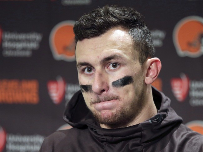 Johnny Manziel appears in a 2015 file photo.