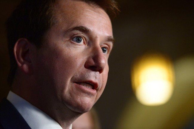 Treasury Board President Scott Brison makes an announcement on Parliament Hill in Ottawa on Monday, June 19, 2017. 