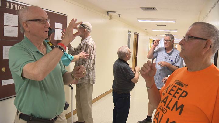 Alumni of Saskatchewan's School for the Deaf returned to its hallways to celebrate the school's 85th reunion on Wednesday.