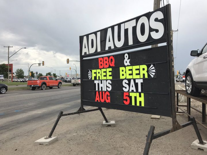 A spokesperson for ADI Autos clarified that only "root beer" will be on tap for those attending the event and test driving cars.