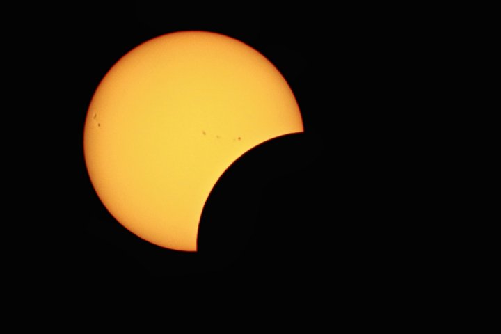 Views of the eclipse from Grand-Pré, Nova Scotia | Globalnews.ca