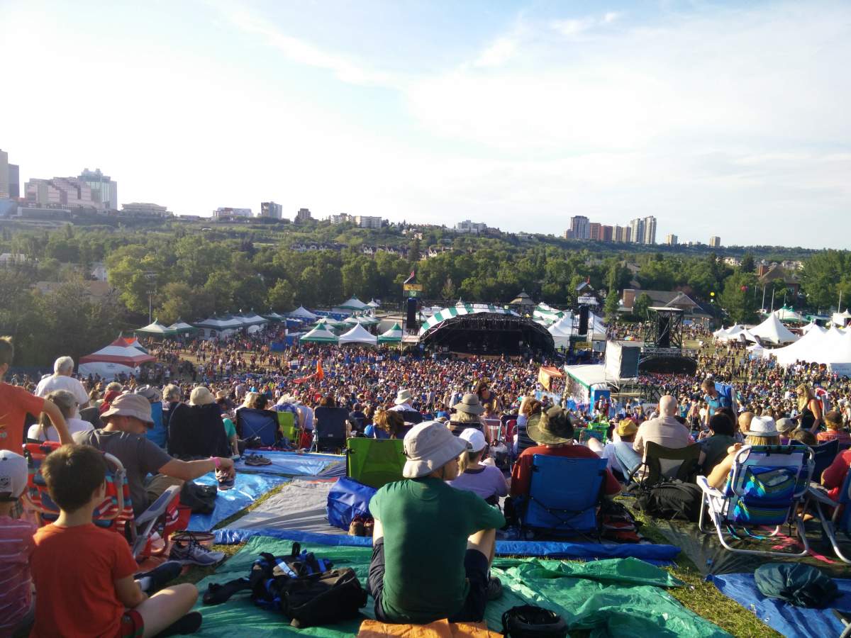 The Edmonton Folk Music Festival on Sunday, August 7, 2016. 
