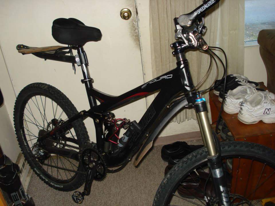 Trevor Hodgson’s bike was stolen outside Unicity Wednesday morning.