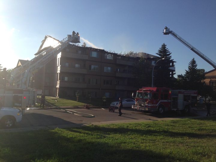 Dozens displaced by northeast Edmonton apartment fire Edmonton