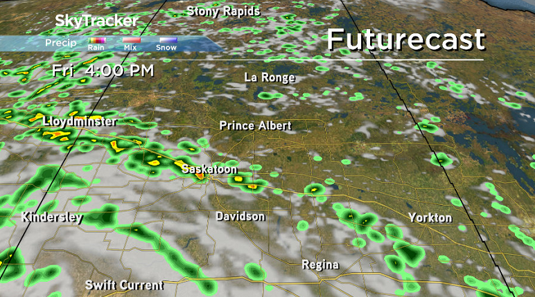 Rain is expected across the region Friday afternoon.