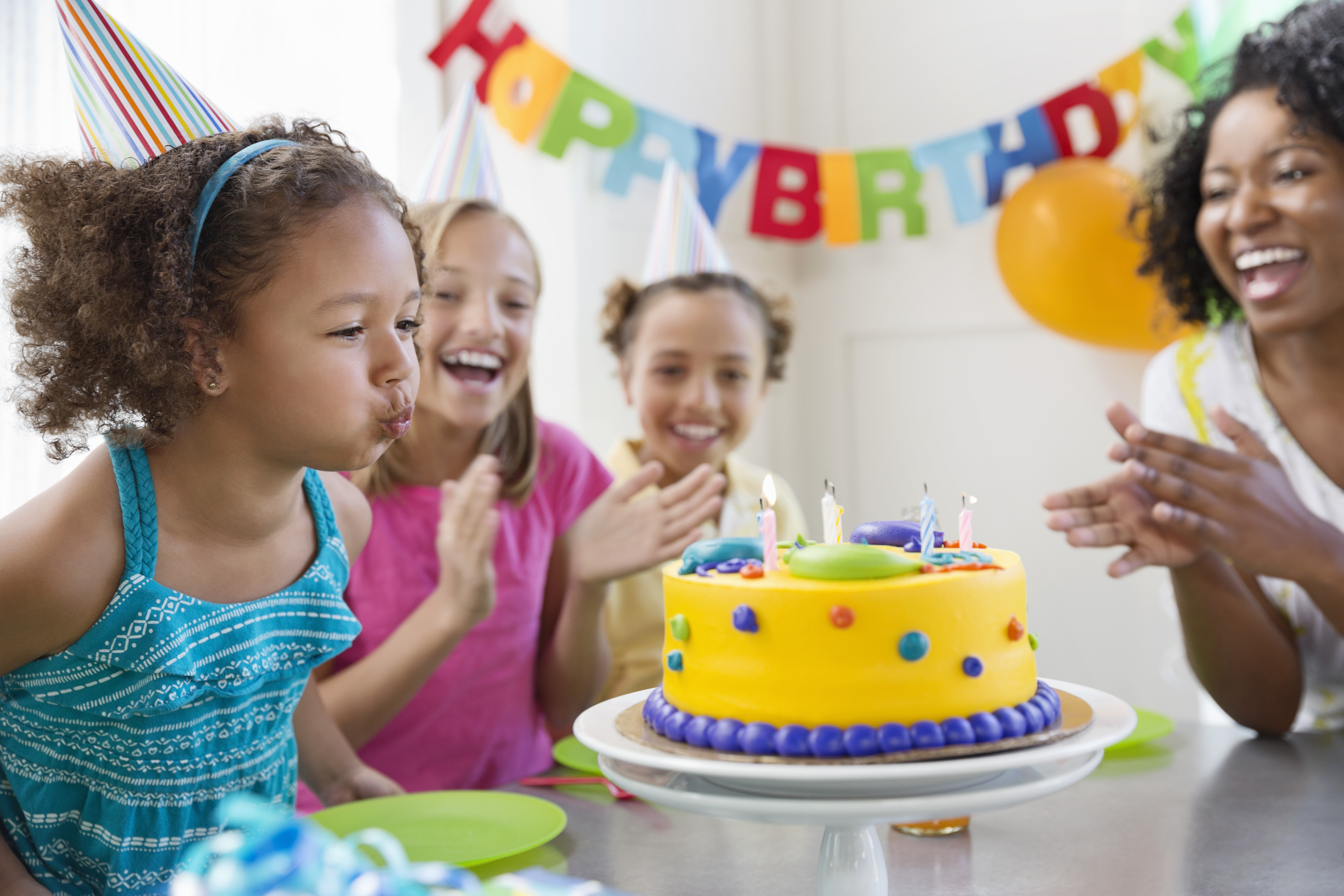 Blowing out candles birthday retro hi-res stock photography and images -  Alamy