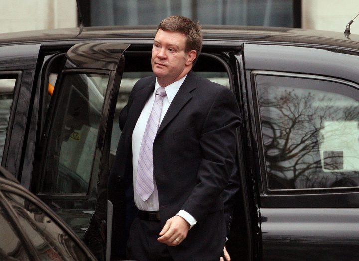 Trevor Rees, former bodyguard to Diana, Princess of Wales, arrives at the inquest into her death at the High Court on Jan. 24, 2008 in London, England.