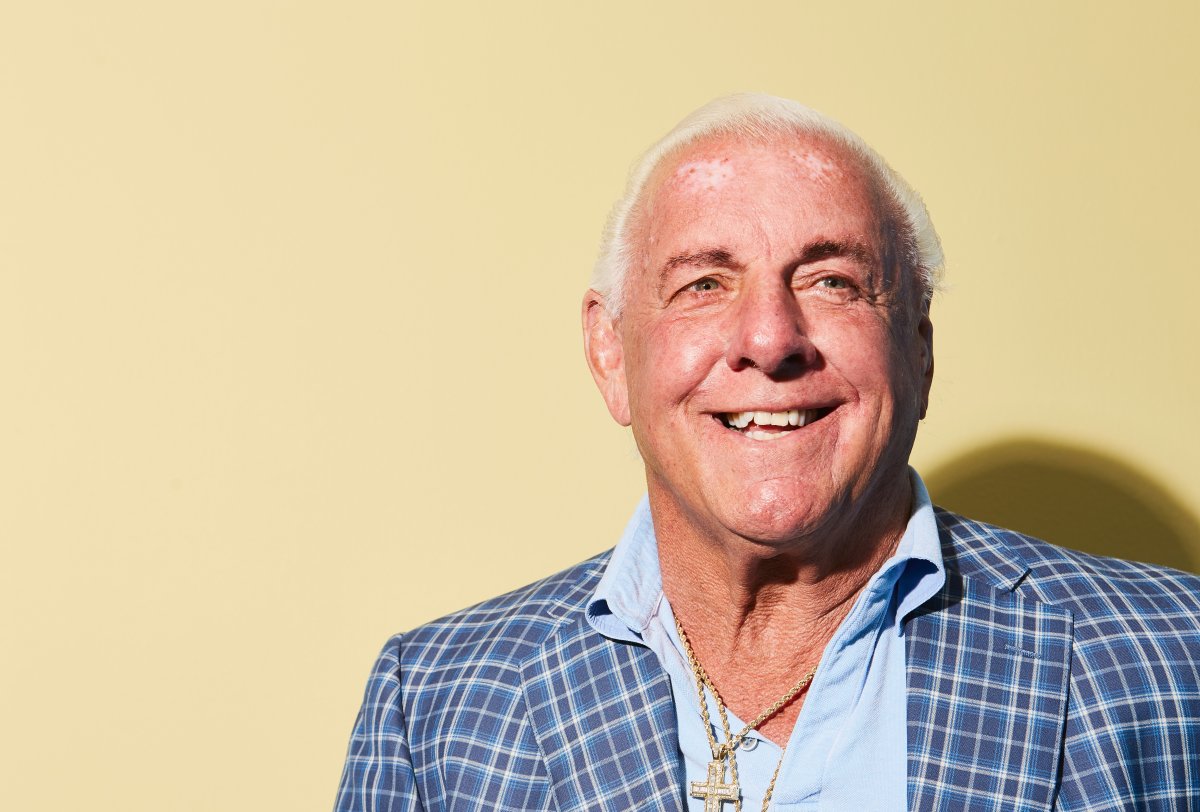 Professional wrestler Ric Flair of  'ESPN's 30 for 30: "Nature Boy"' at the 2017 Summer Television Critics Association Press Tour at The Beverly Hilton Hotel on July 26, 2017 in Beverly Hills, California. 